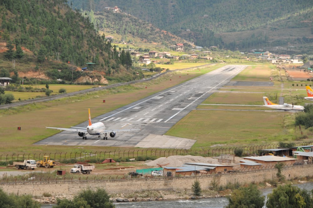 The most dangerous airports - Paro Airport